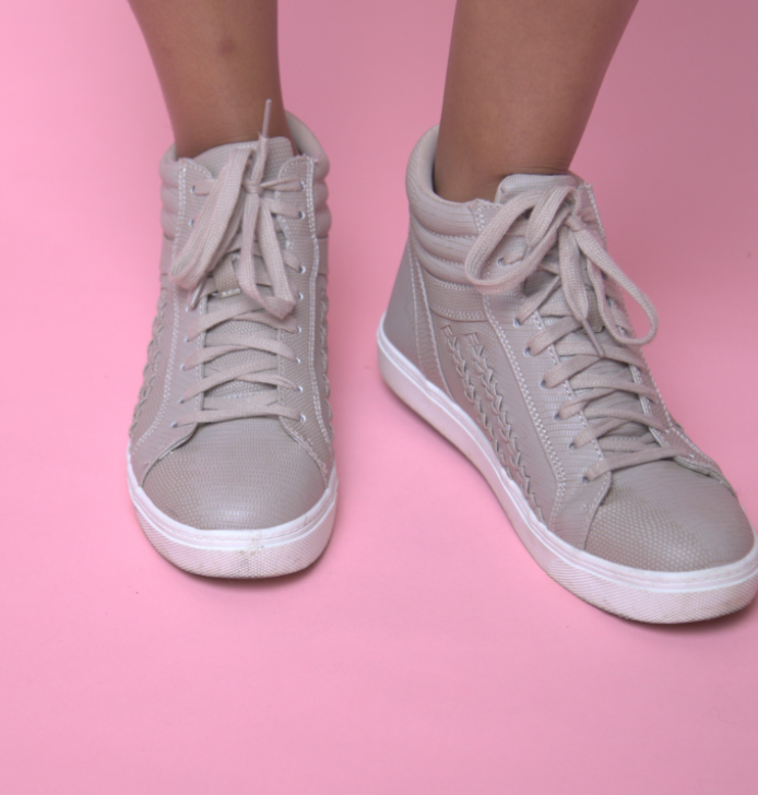 Tan High Tops Alien Mermaid Cove